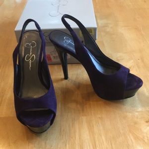 Jessica Simpson Astor Plum size 7 Platform Heels